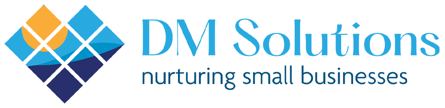 DM Solutions, nurturing small businesses logo